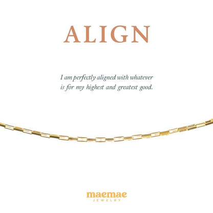 MaeMae Jewelry Align Gold Chain Bracelet