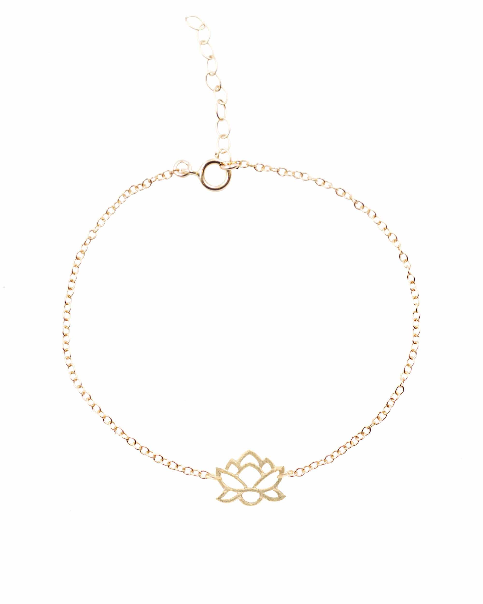 Rebirth Bracelet Dainty Bracelet Rebirth Bracelet | Lotus Necklace | Vermeil Gold | Carded Jewelry | MaeMae Jewelry