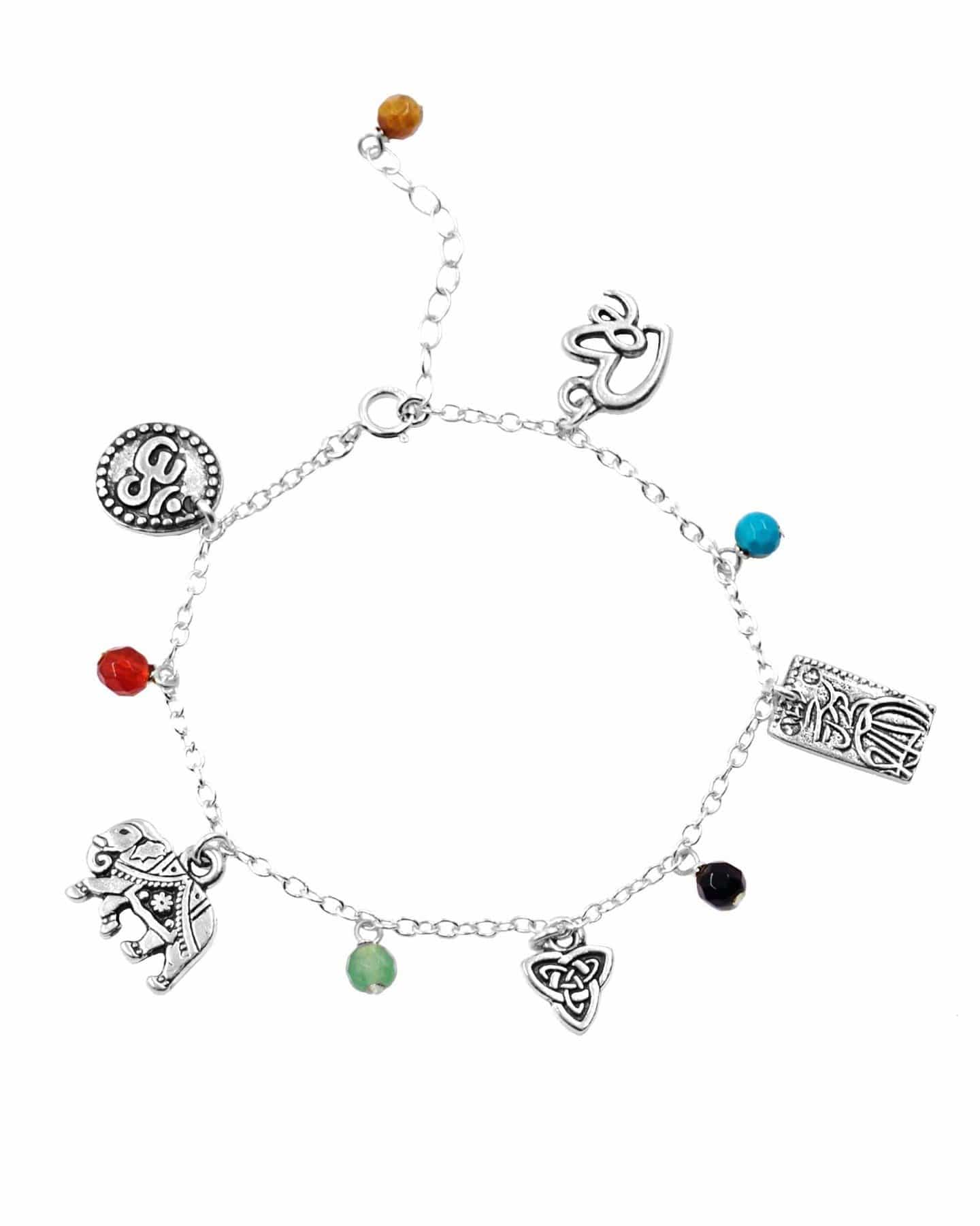 Silver MaeMae Super Good Luck Bracelet