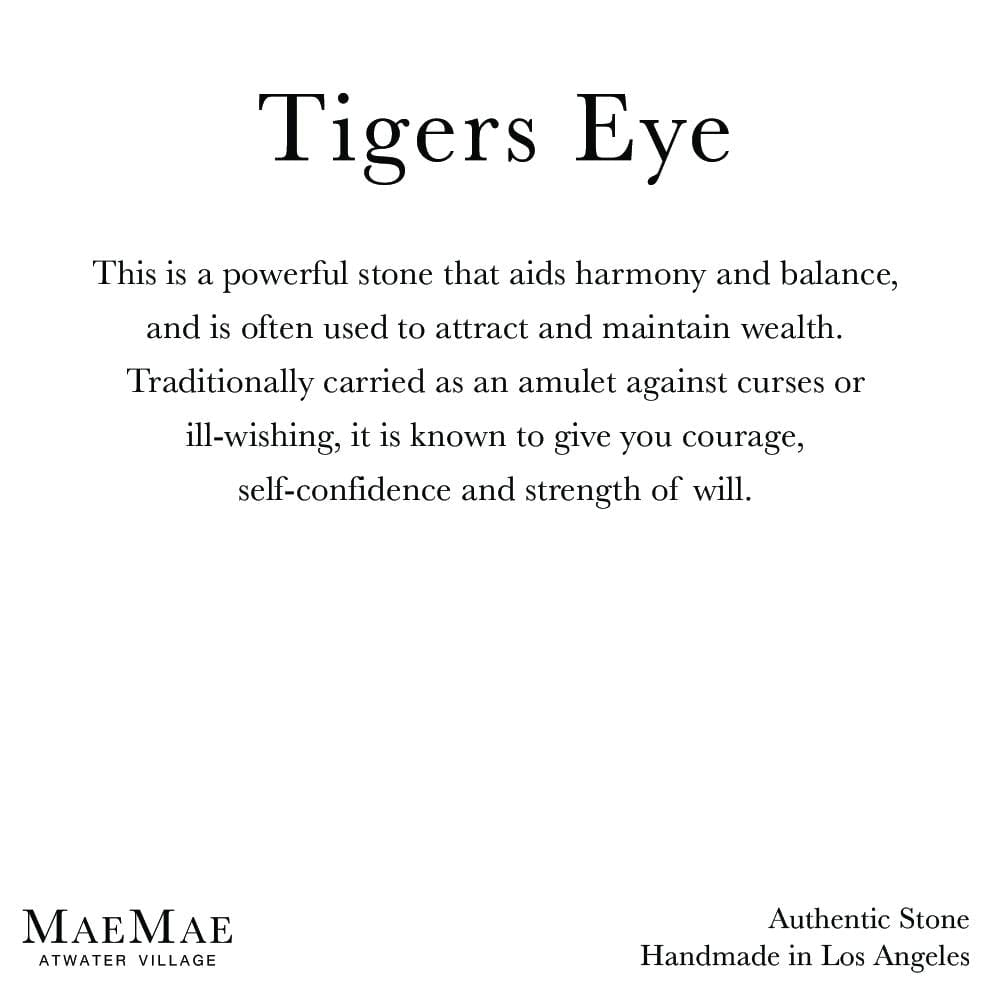 Tiger's Eye Stone Macrame Bracelet Dainty Bracelet MaeMae Jewelry | Tigers Eye Stone Bracelet| Authentic Gemstones