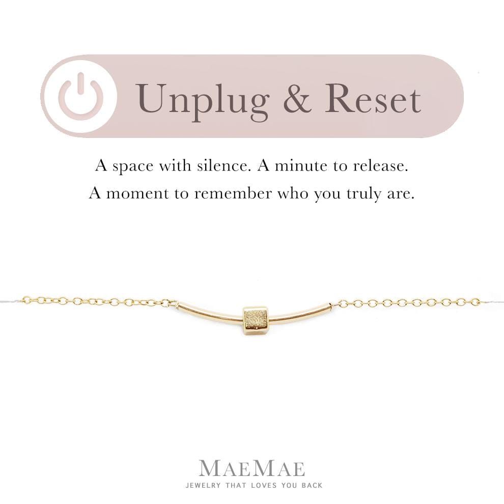 Unplug & Reset Bracelet Dainty Bracelet XS / 14K Gold Filled