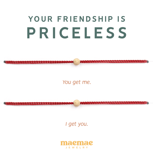 Your Friendship is Priceless 2-Set Bracelets Dainty Bracelet MaeMae Jewelry | Your Friendship is Priceless  | 2-Set Bracelets