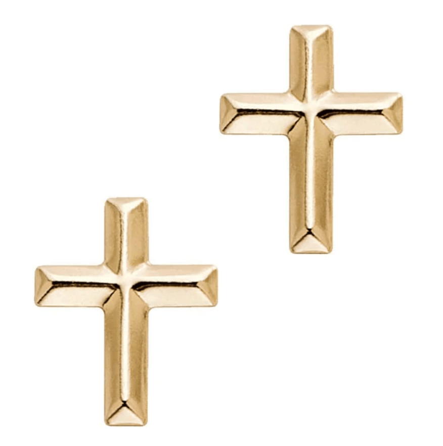 Cross Stud Earrings Dainty