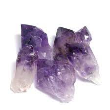 Rough, Raw Natural Crystals Variety and Beautiful Stones Dainty Crystals amethyst