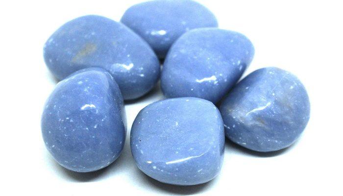 Variety Tumbled Stone Crystals Dainty Crystals Angelite MaeMae Jewelry Tumbled Healing Stones and Energetic Crystals for Your Projects!