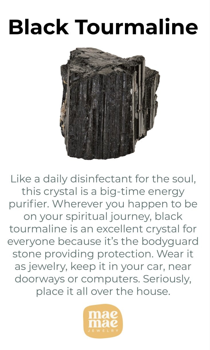 Black Tourmaline Dainty Crystals