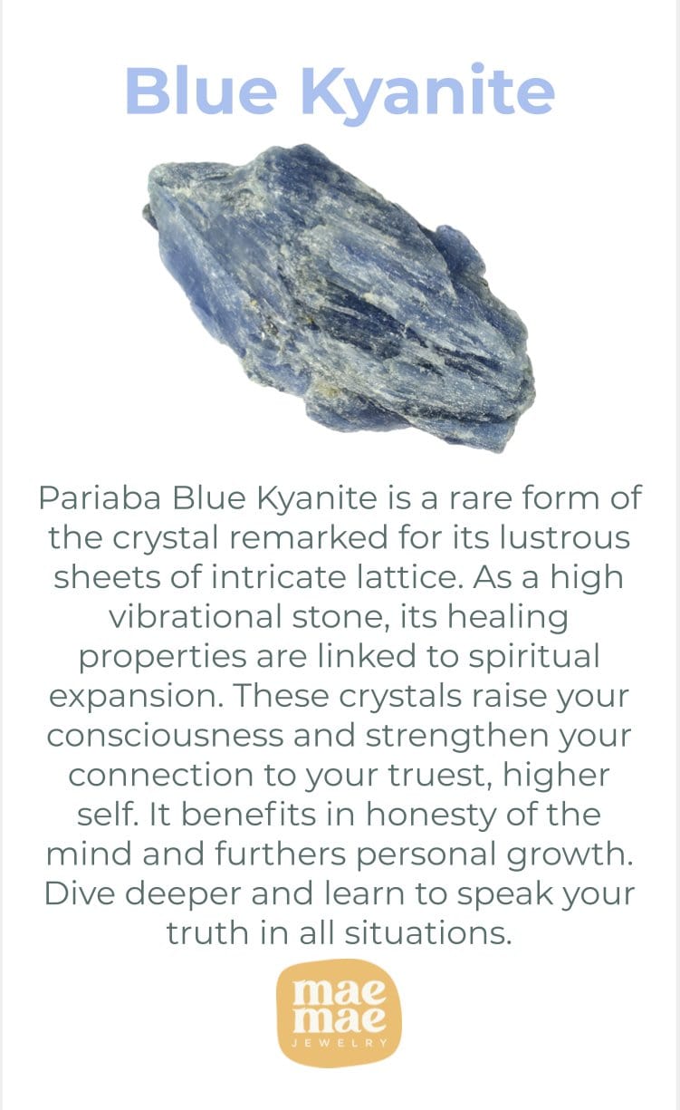 Blue Kyanite Chunk Dainty Crystals