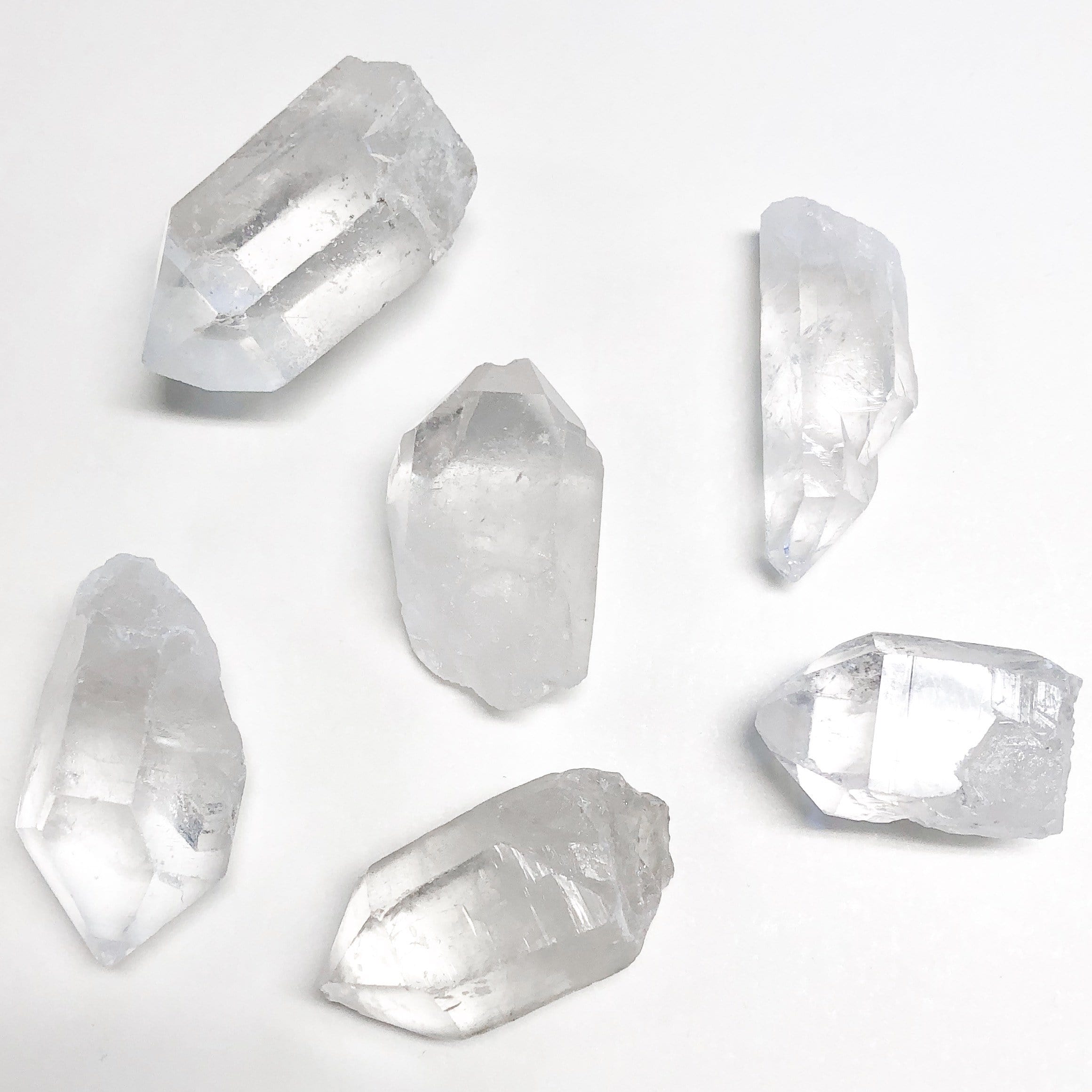 Clear Quartz Rough Point Dainty Crystals