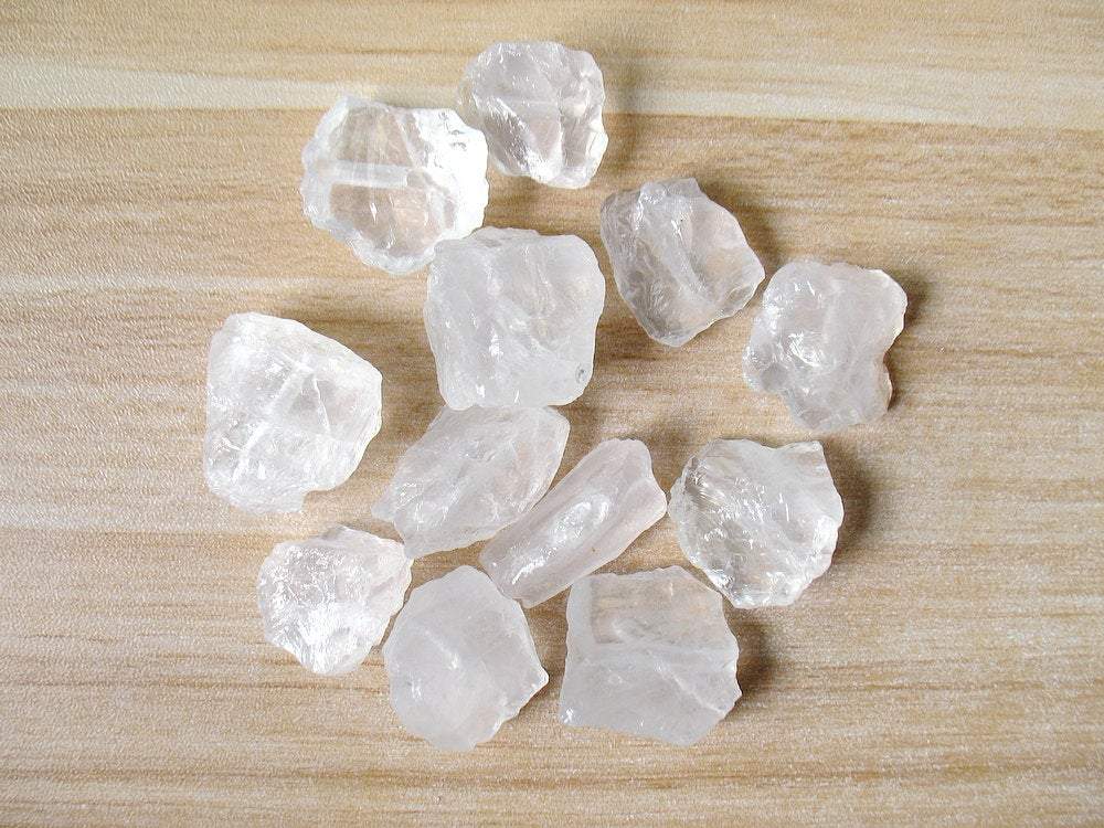 Rough, Raw Natural Crystals Variety and Beautiful Stones Dainty Crystals clear quartz