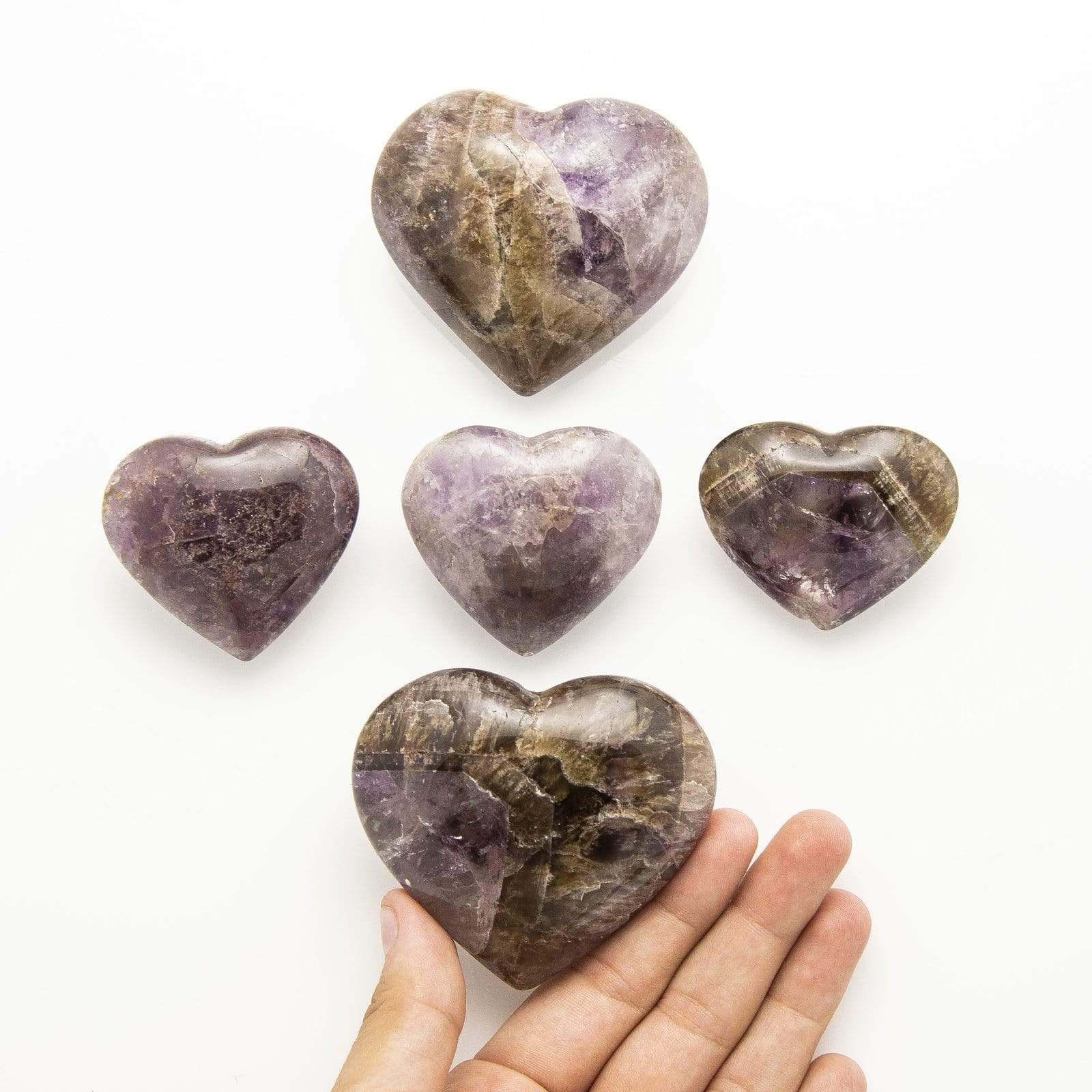 Heart Stone Crystals Variety of Options Dainty Crystals