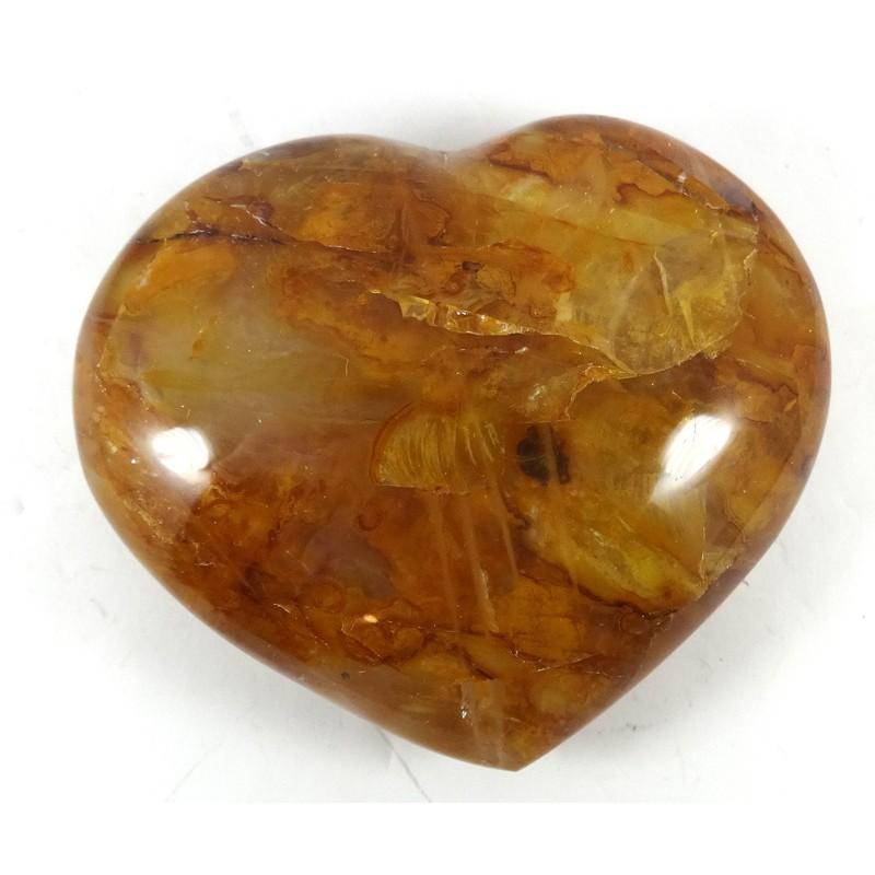 Heart Stone Crystals Variety of Options Dainty Crystals Large Golden Healer