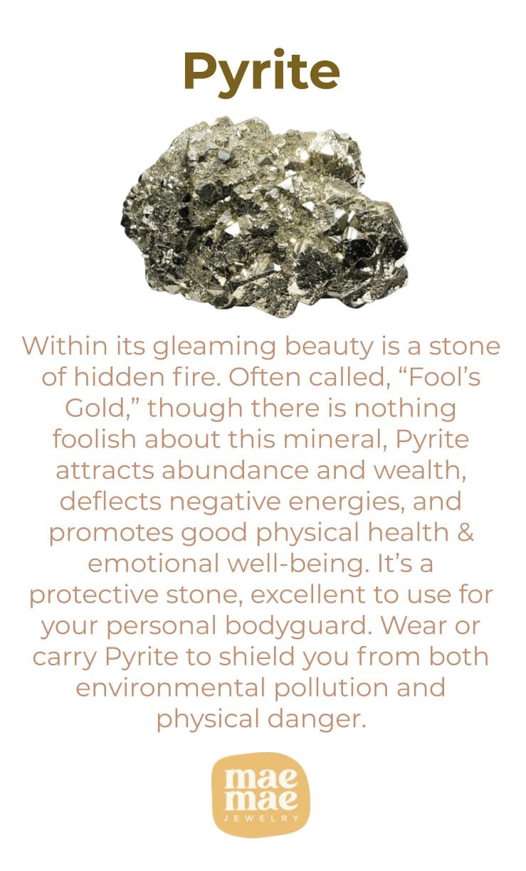 Pyrite - Tumbled Dainty Crystals