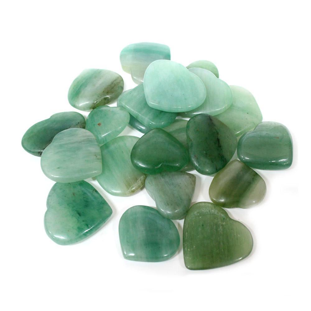 Heart Stone Crystals Variety of Options Dainty Crystals Small Aventurine
