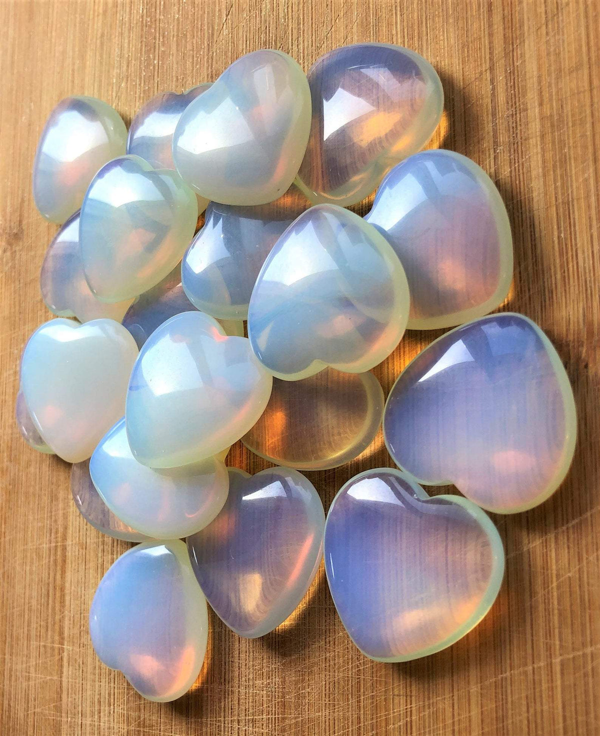 Heart Stone Crystals Variety of Options Dainty Crystals Small Opalite