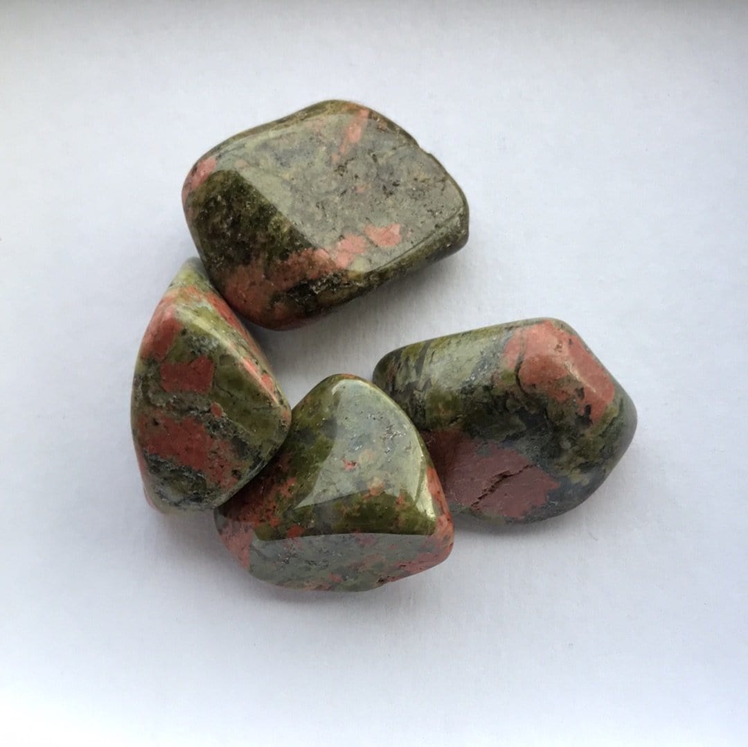 Variety Tumbled Stone Crystals Dainty Crystals Unakite MaeMae Jewelry Tumbled Healing Stones and Energetic Crystals for Your Projects!