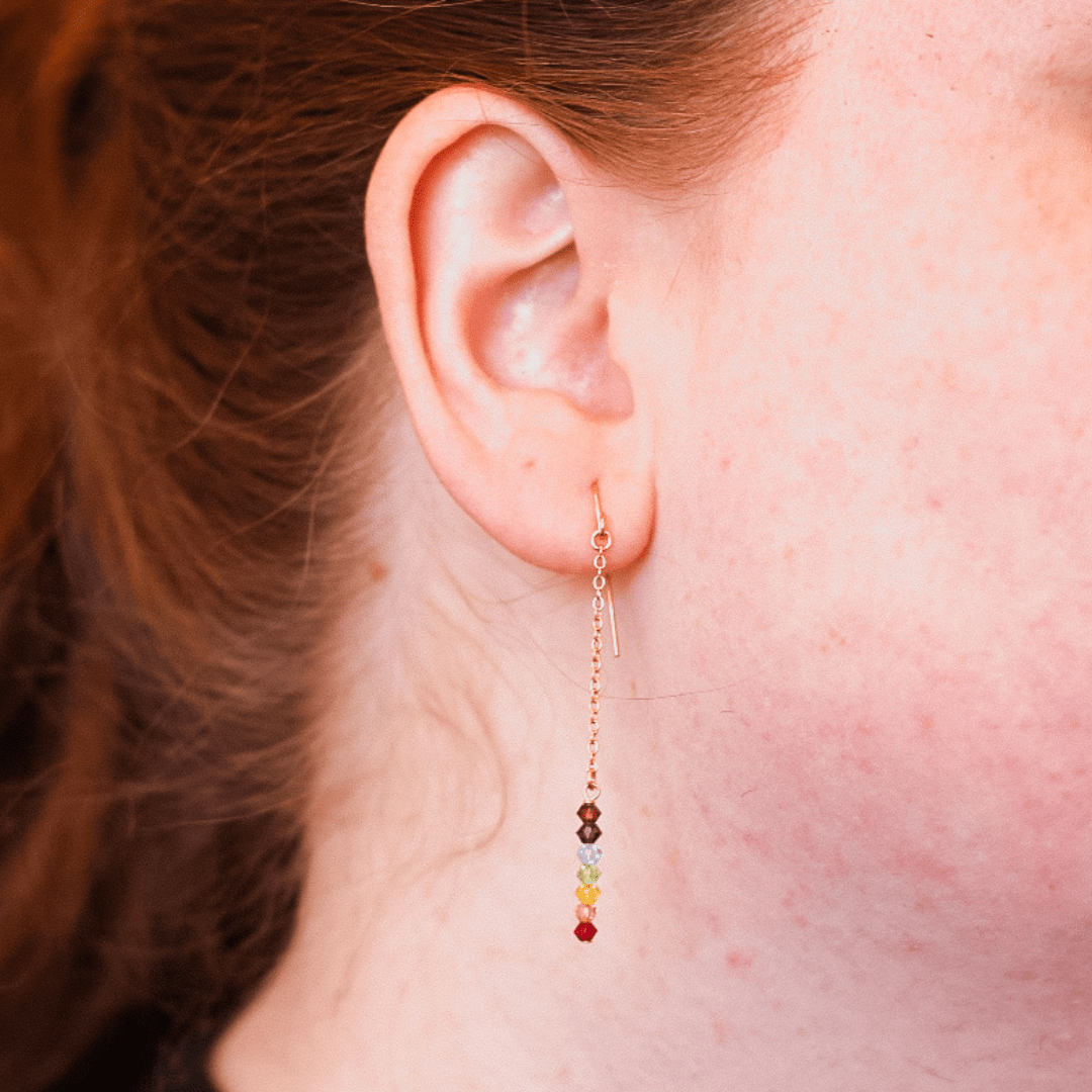 Chakra Earrings Dainty Earrings