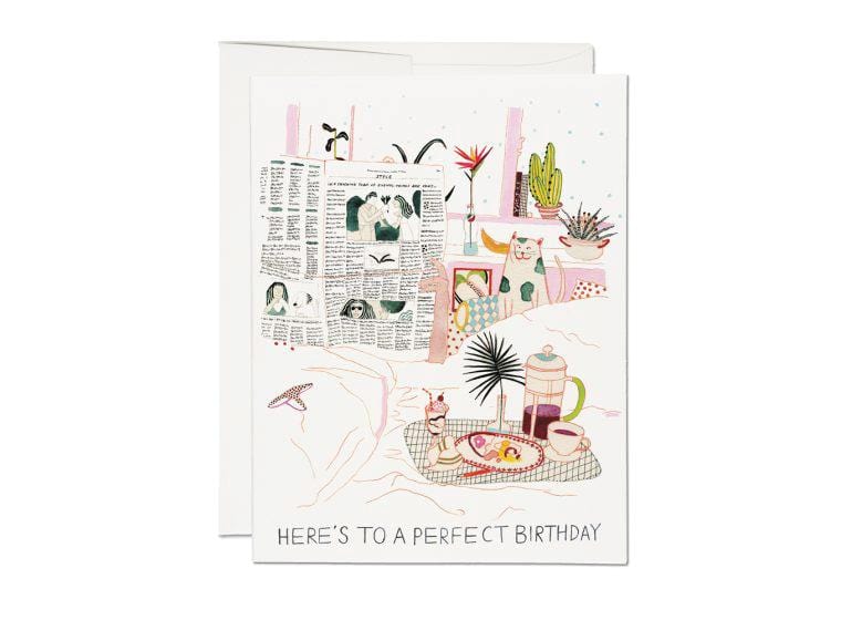 Birthday Perfection Card Dainty Greeting Cards