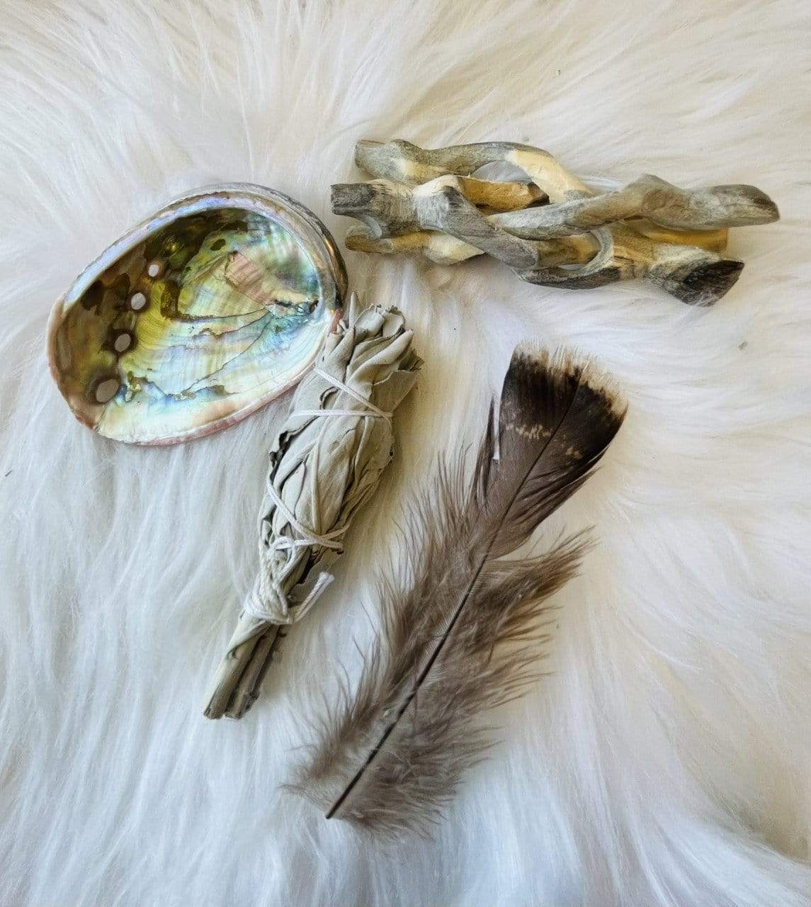 White Sage Smoke Cleansing Kit Dainty Health + Wellness