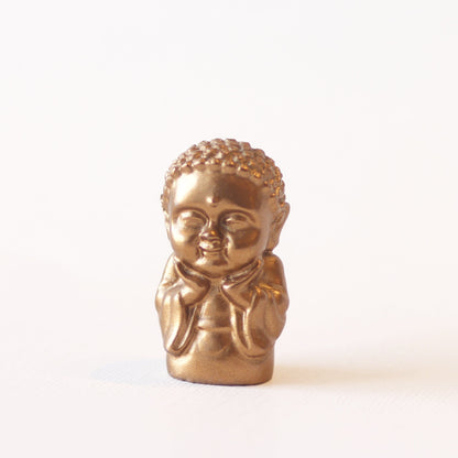 Gold prosperity baby buddha statue