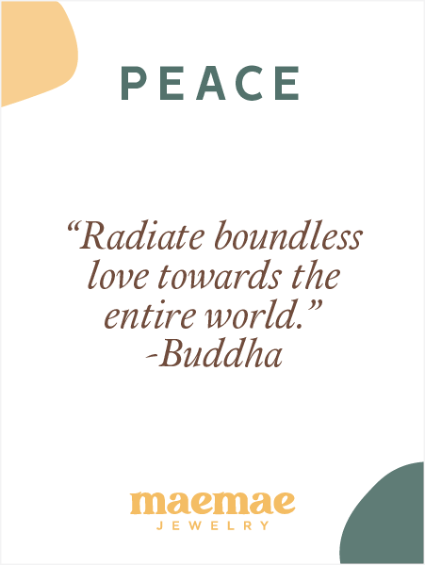 Peace Baby Buddha Dainty Home Decor MaeMae Jewelry | Peace Baby Buddha Figurine | Collectibles