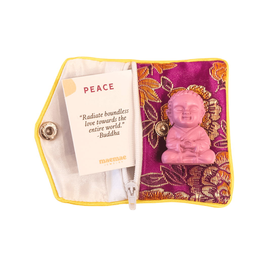 Peace Baby Buddha Dainty Home Decor MaeMae Jewelry | Peace Baby Buddha Figurine | Collectibles