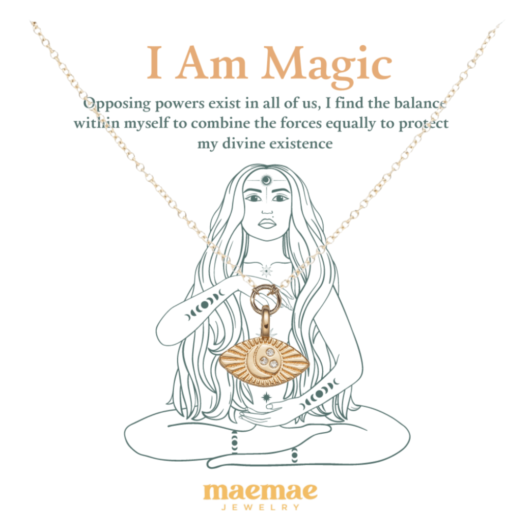 I Am Magic Necklace Dainty