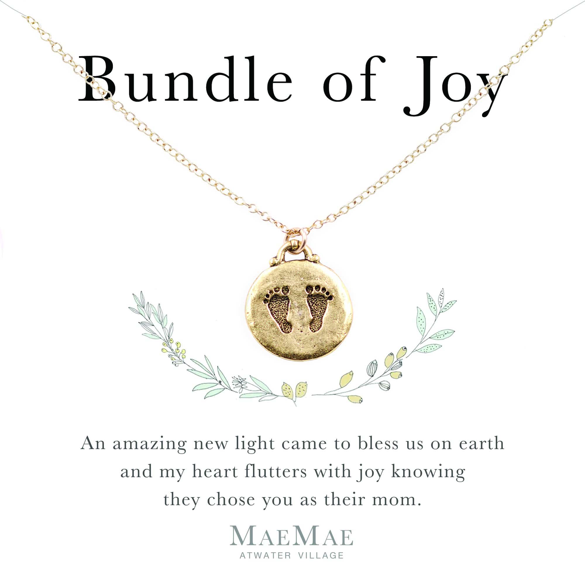 Bundle of Joy Necklace Dainty Necklace Bundle of Joy Necklace | MaeMae Jewelry | Expecting Mothers | Newborn