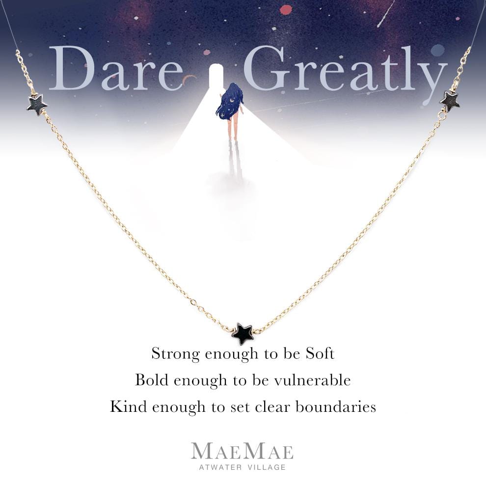 Dare Greatly Necklace Dainty Necklace