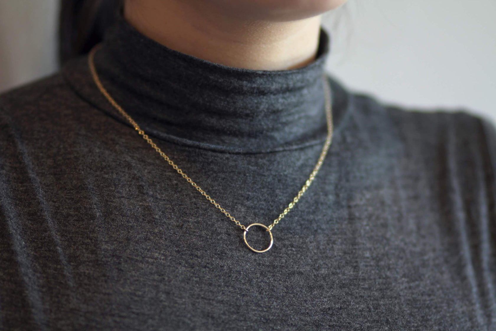 Everything Happens For A Reason Necklace is a gold or silver open