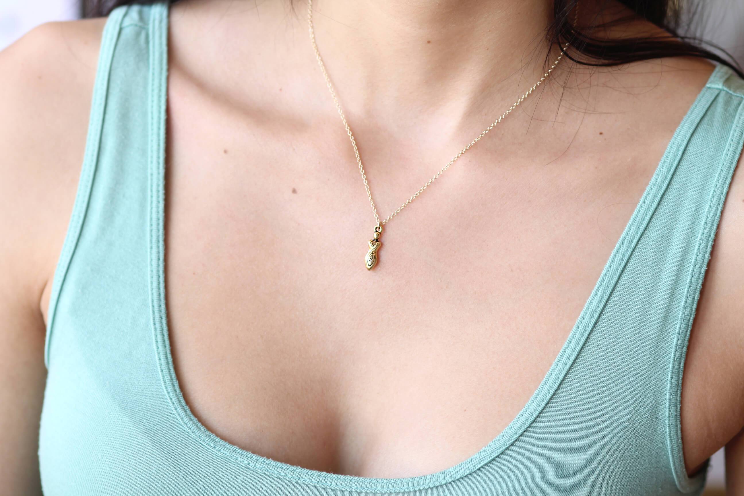 Goddess of Fertility Necklace Dainty Necklace Goddess of Fertility Necklace | Fertility Jewelry | Fertility Necklace | MaeMae Jewelry