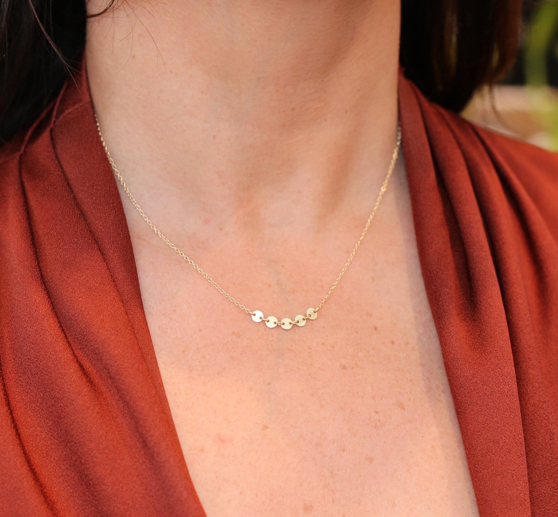 Stay Golden Necklace Dainty Necklace MaeMae Jewelry | Stay Golden Necklace | Carded Jewelry