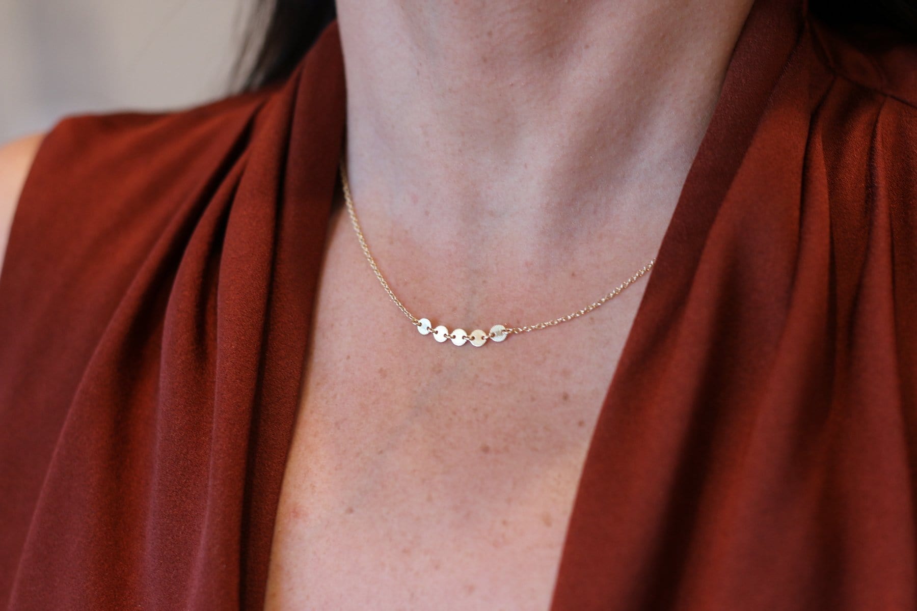 Stay Golden Necklace Dainty Necklace MaeMae Jewelry | Stay Golden Necklace | Carded Jewelry