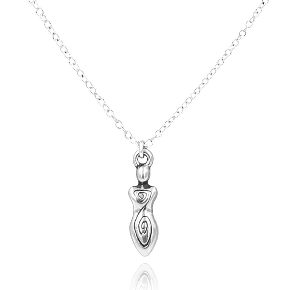 Goddess of Fertility Necklace Dainty Necklace Sterling Silver / 16" - 18" Goddess of Fertility Necklace | Fertility Jewelry | Fertility Necklace | MaeMae Jewelry