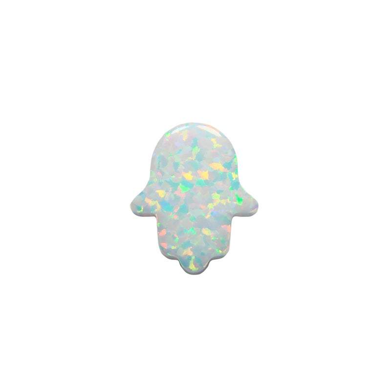 Opal Hamsa Hand pendant