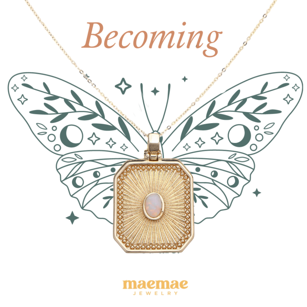 Becoming Necklace (Opal) Dainty Necklaces