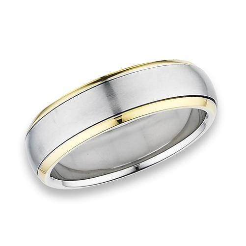 stainless steel spinner ring, gold and silver ring for men, fidget ring, wedding band for him, men's ring