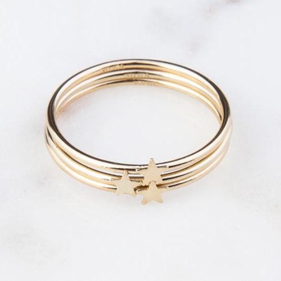 Star Stacking Ring Dainty Ring