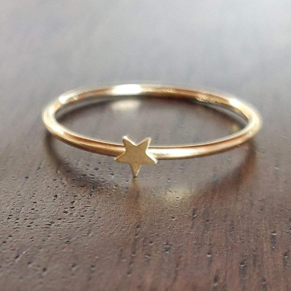 Star Stacking Ring Dainty Ring