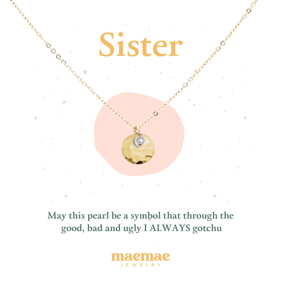 Sister Necklace Dainty