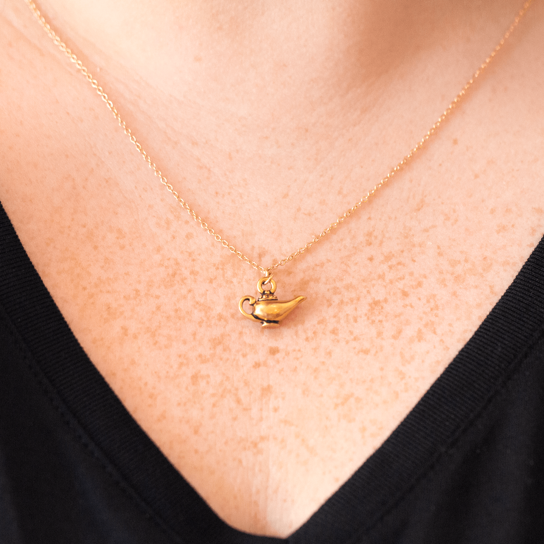 "The Great" Genie Lamp Necklace Dainty MaeMae Jewelry | "The Great" Genie Lamp Necklace