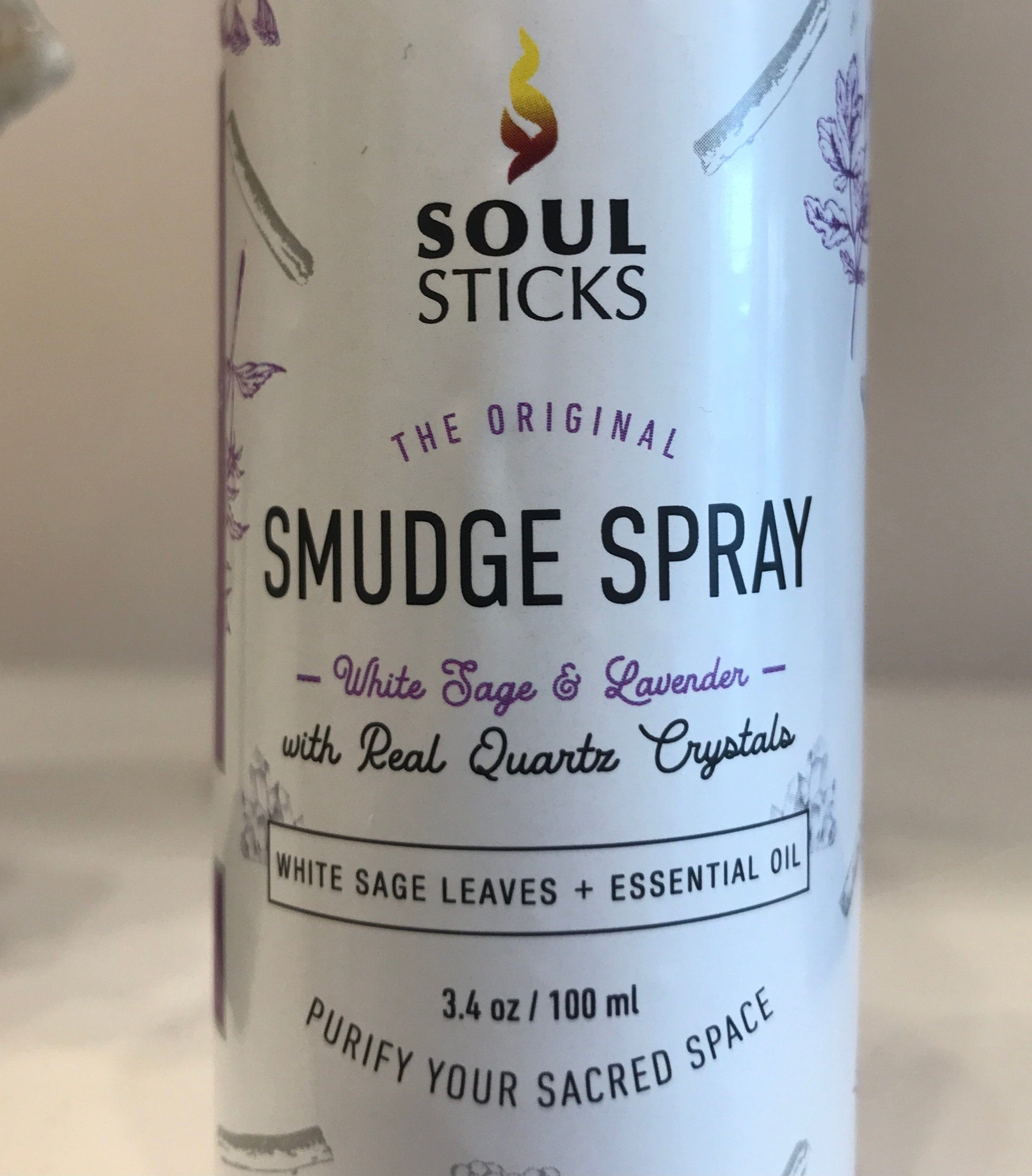 Soul Sticks Smudge Sprays (POS) Dainty White Sage Lavender Smudge Spray