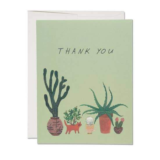 Thank You Card - Cactus and Succulents Dainty Greeting Cards
