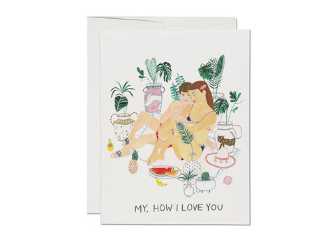 My, How I Love You Card Dainty My, How I Love You Card | Valentine's Day Card | Cards for Her