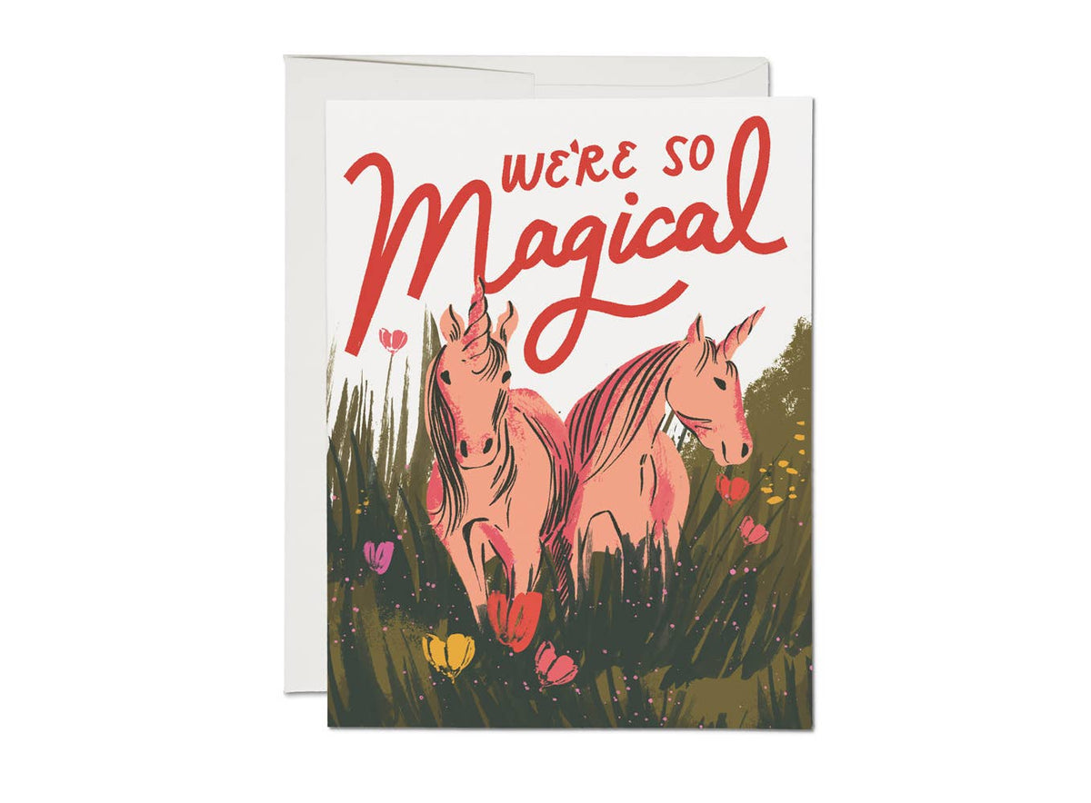 We're So Magical friendship greeting card Dainty Singles